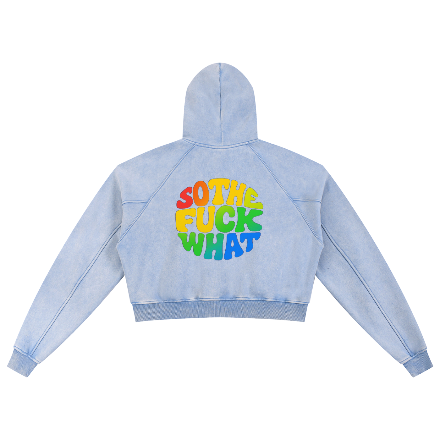 Women’s Snow Washed Cropped Hoodie
