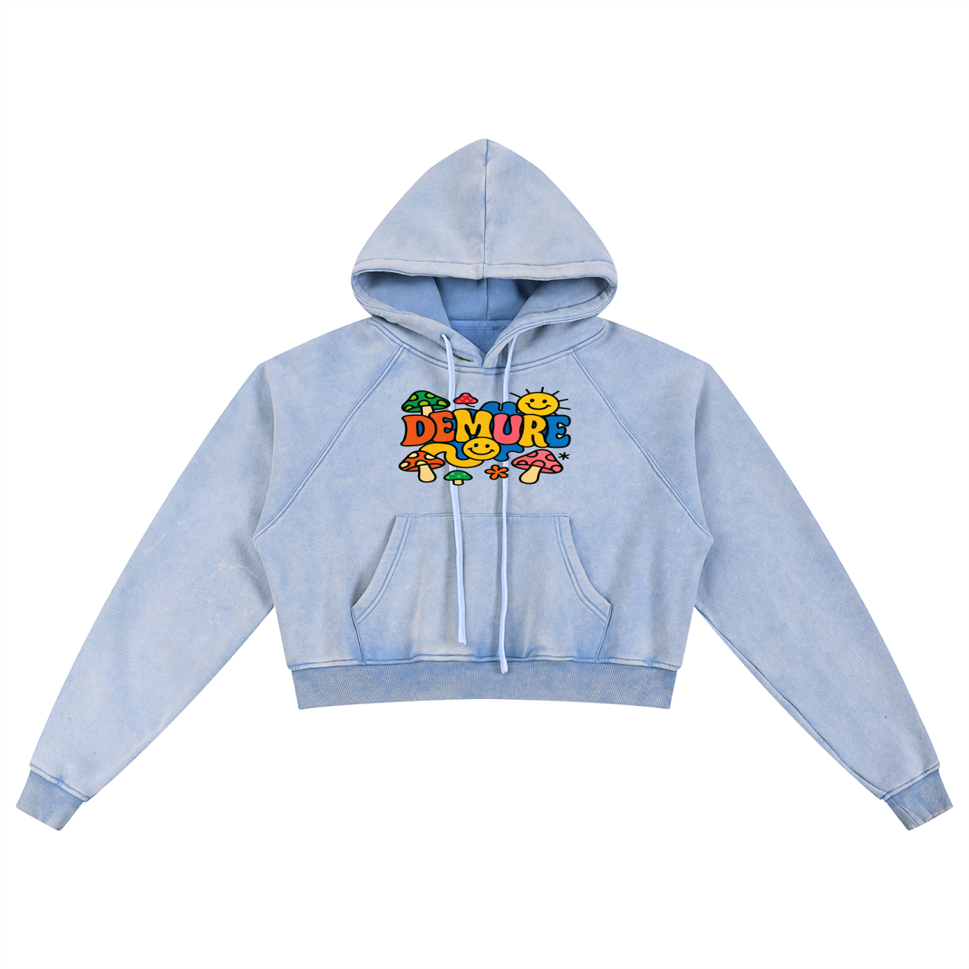 Women’s Snow Washed Cropped Hoodie