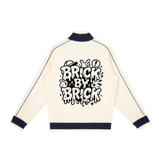 Color Block Raglan Sleeve Zip Track Jacket