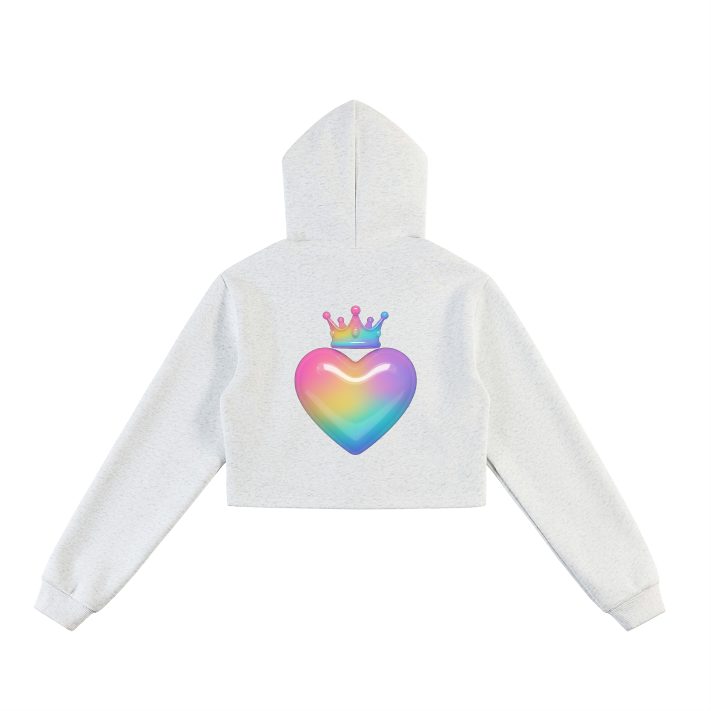 Women’s Essential Cropped Zip-Up Hoodie