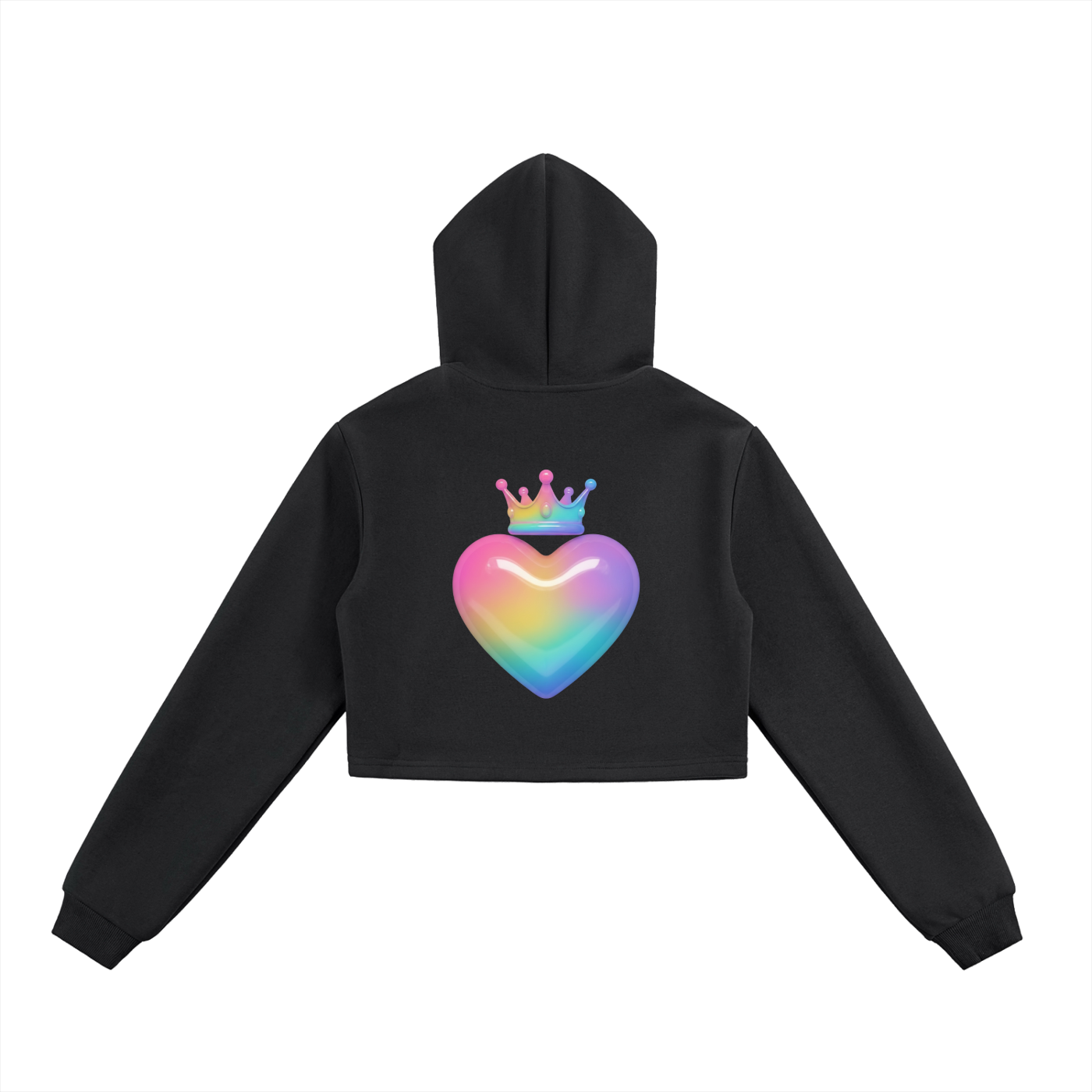 Women’s Essential Cropped Zip-Up Hoodie