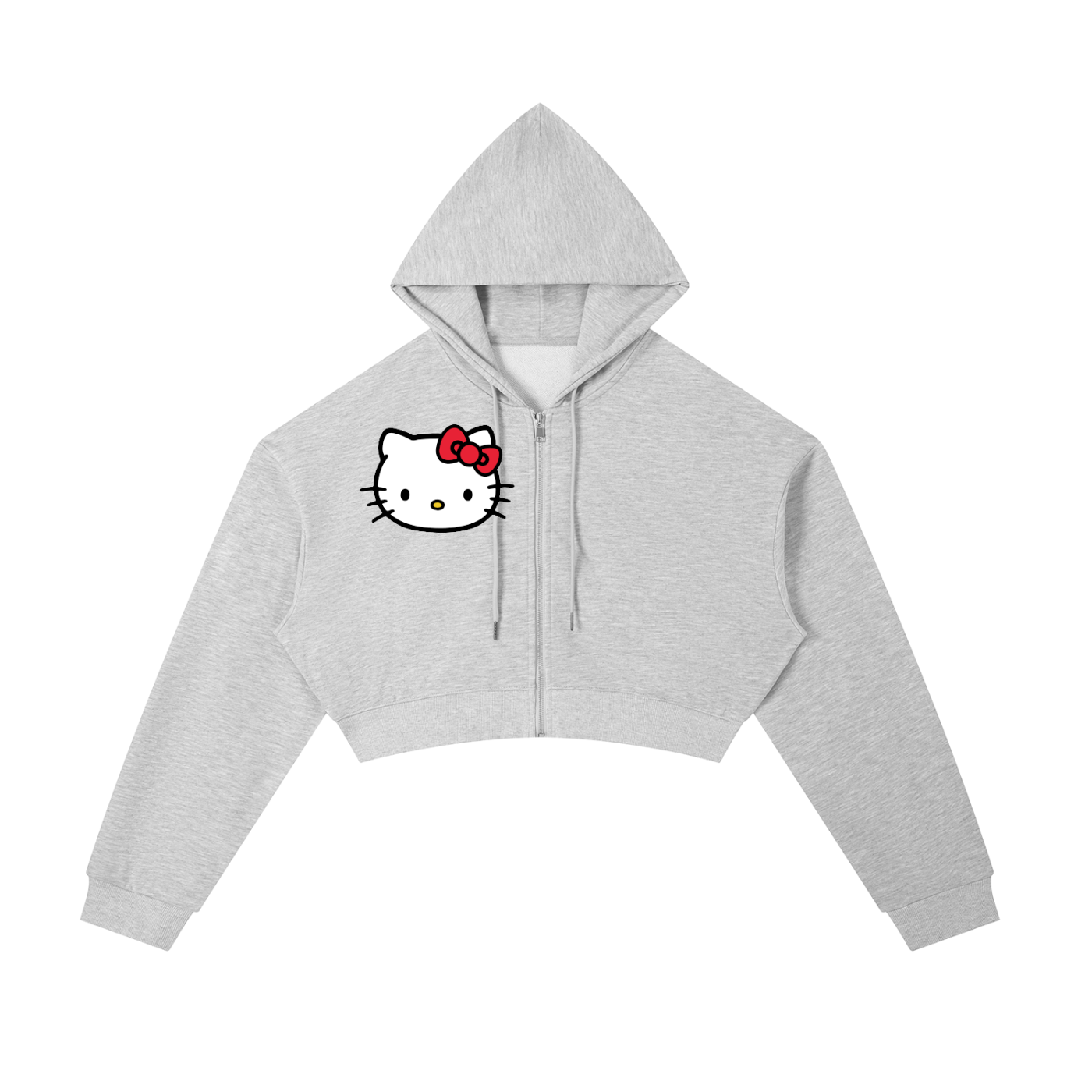 Women’s HK Cropped Zip-Up Hoodie