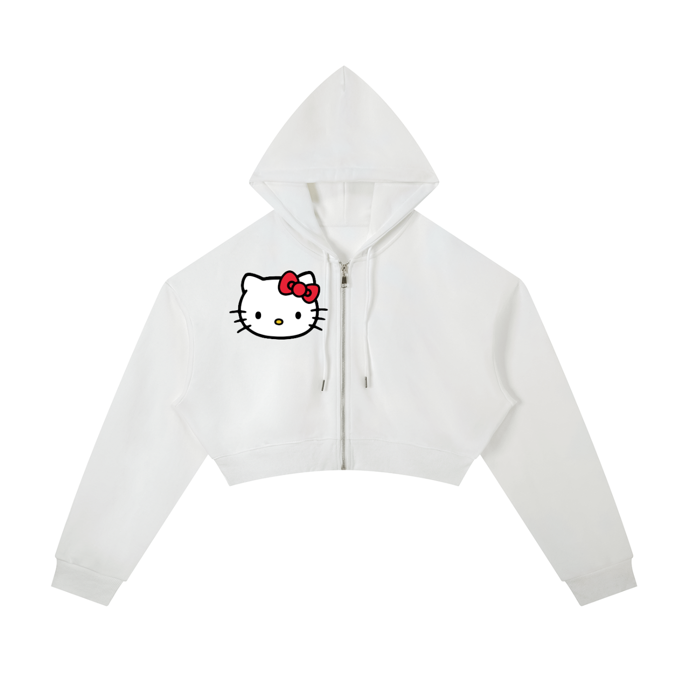 Women’s HK Cropped Zip-Up Hoodie