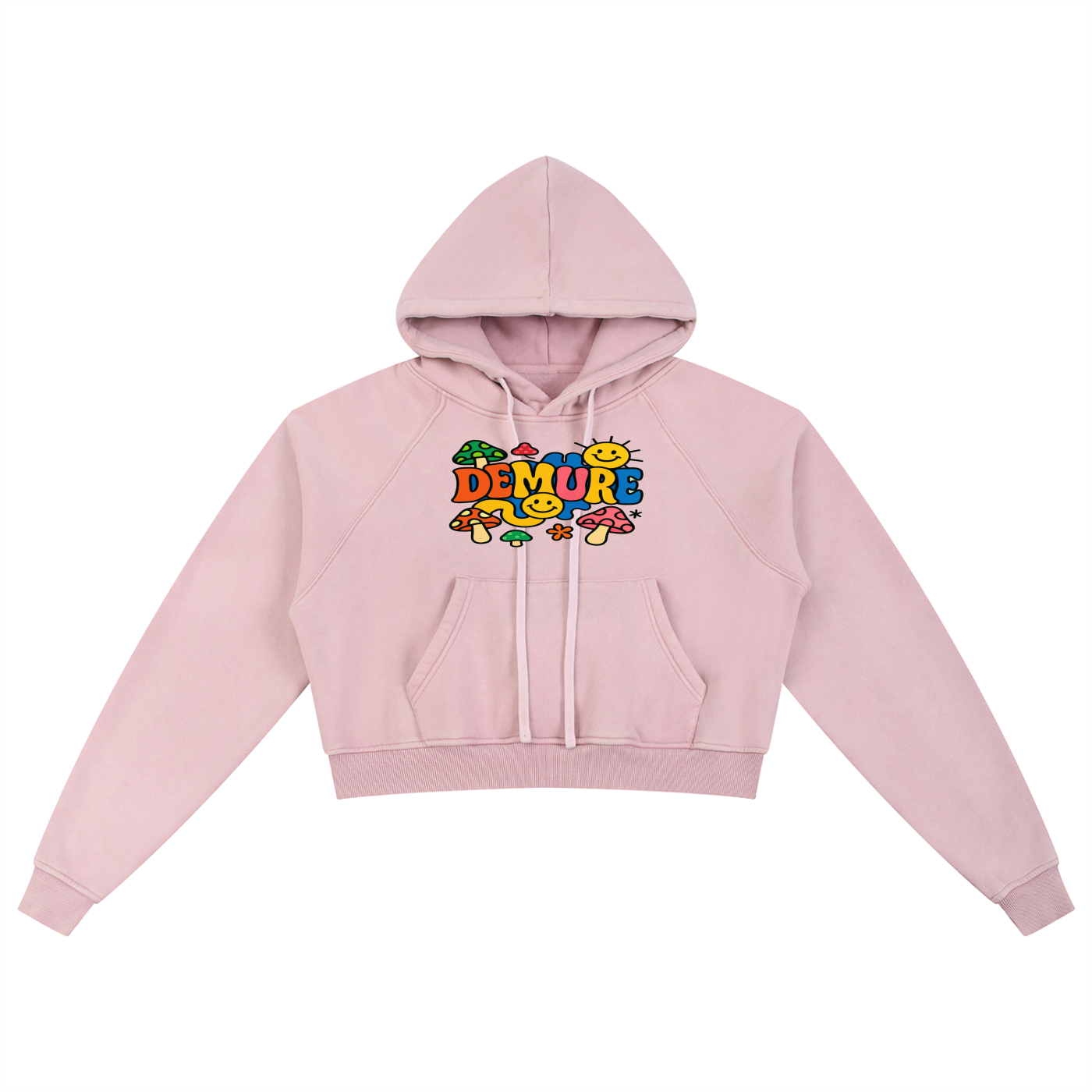 Women’s Snow Washed Cropped Hoodie