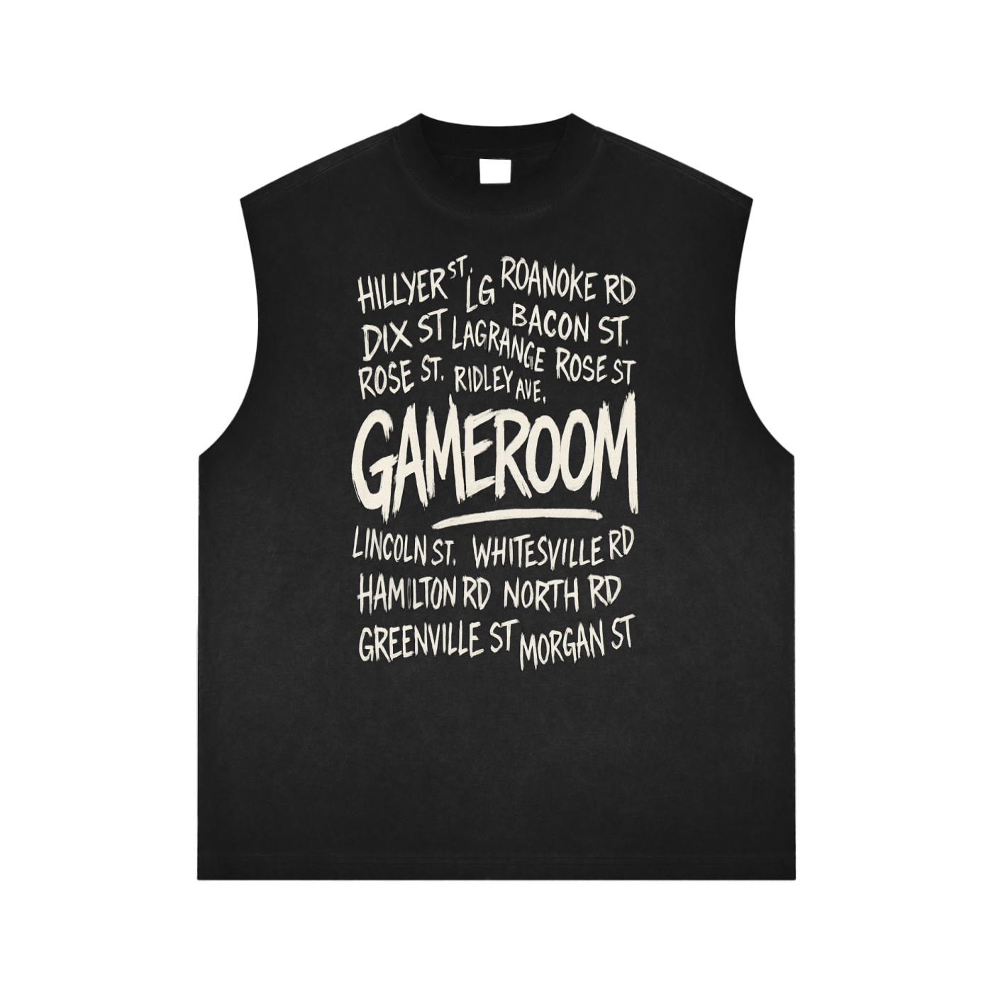 Game room Reverse Washed Tank Top