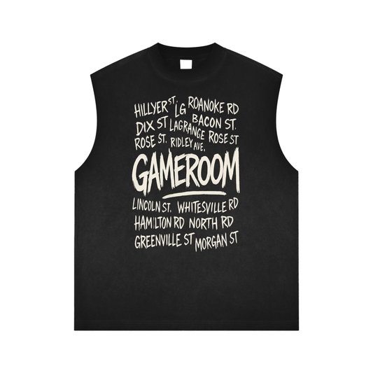 Game room Reverse Washed Tank Top