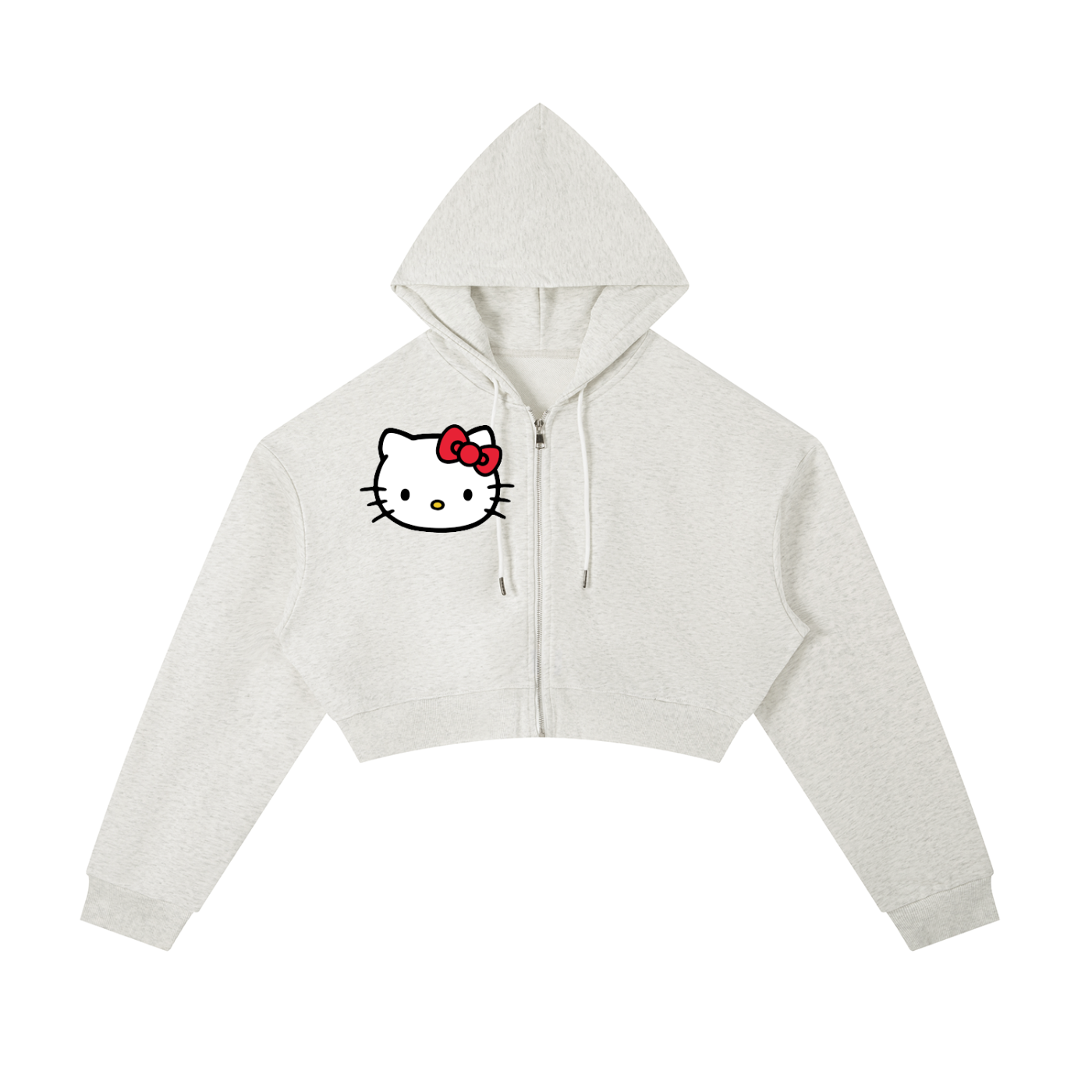 Women’s HK Cropped Zip-Up Hoodie