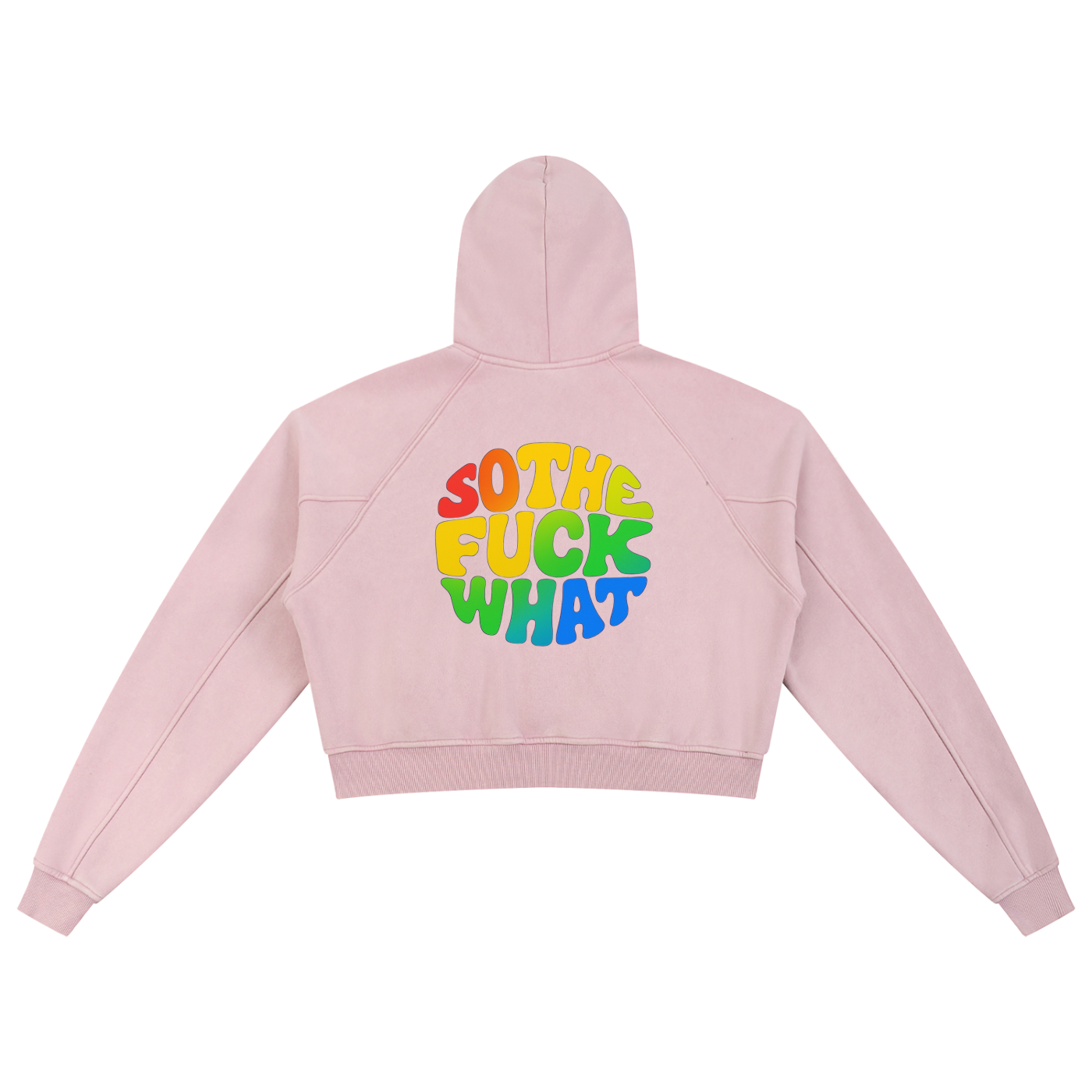 Women’s Snow Washed Cropped Hoodie